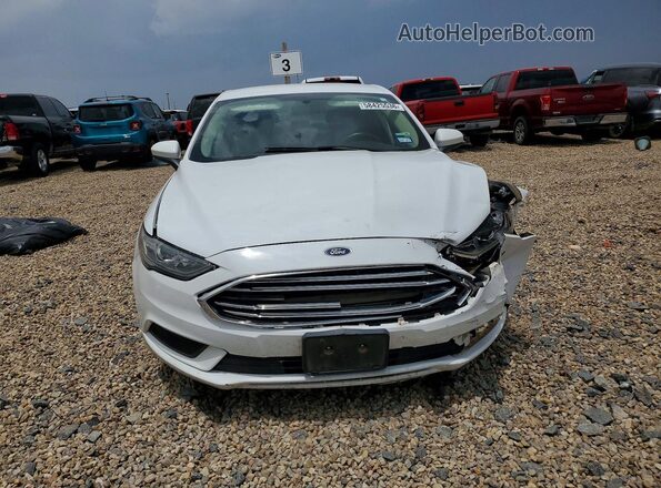3FA6P0LU9JR152712 2018 FORD FUSION Белый Вид спереди