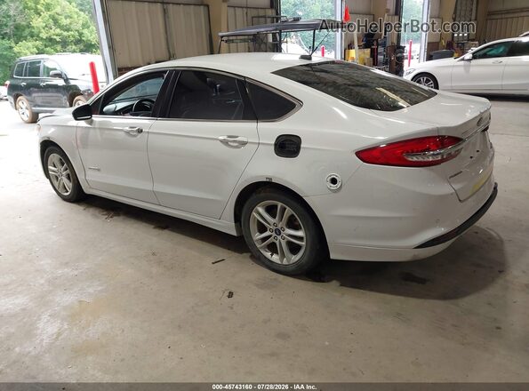 3FA6P0LU9JR171809 2018 FORD FUSION HYBRID White Հետևի ձախ