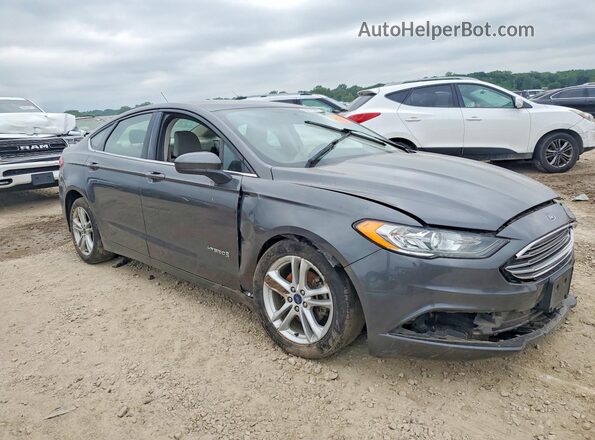 3FA6P0LU9JR172913 2018 FORD FUSION Black Передня права чверть