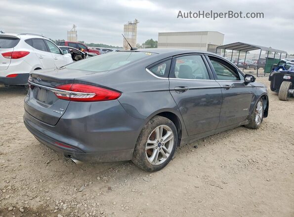 3FA6P0LU9JR172913 2018 FORD FUSION Black Задня права чверть