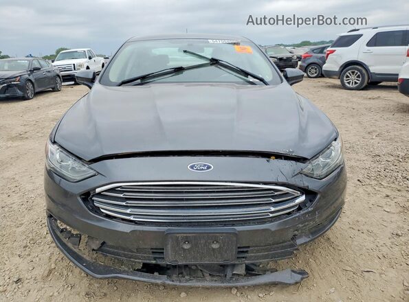 3FA6P0LU9JR172913 2018 FORD FUSION Black Вид спереду