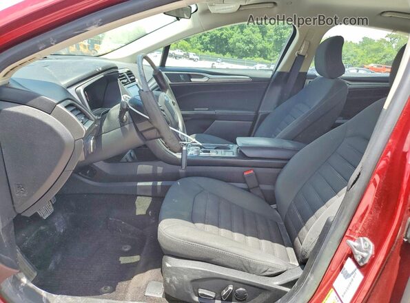 3FA6P0LU9JR203769 2018 FORD FUSION Red Front interior view