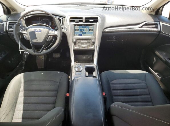 3FA6P0LU9JR203769 2018 FORD FUSION Red Dashboard view