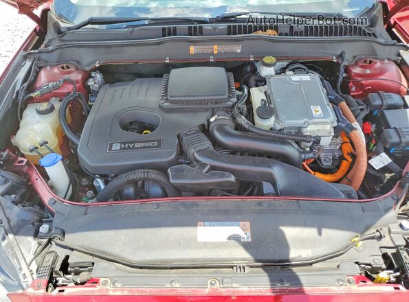 3FA6P0LU9JR203769 2018 FORD FUSION Red Rear interior view