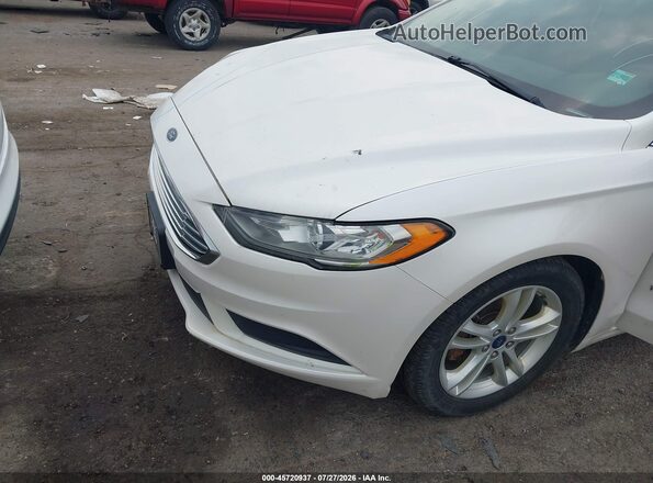 3FA6P0LU9JR235301 2018 FORD FUSION HYBRID White 