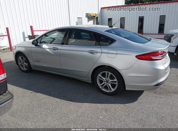 3FA6P0LU9JR254284 2018 FORD FUSION HYBRID Silver Սալոնի 360 աստիճան տեսք