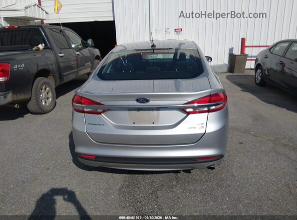3FA6P0LU9JR254284 2018 FORD FUSION HYBRID Silver 
