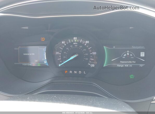 3FA6P0LU9KR129576 2019 FORD FUSION HYBRID Champagne Vista de los asientos traseros