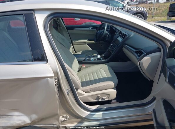 3FA6P0LU9KR129576 2019 FORD FUSION HYBRID Champagne Vista interior delantera