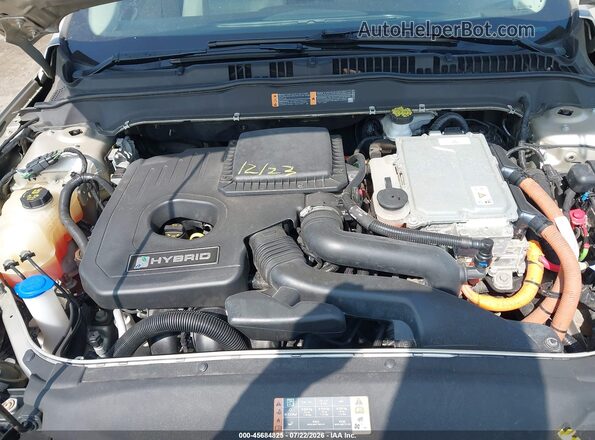 3FA6P0LU9KR129576 2019 FORD FUSION HYBRID Champagne Vista trasera