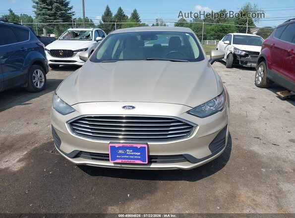 3FA6P0LU9KR129576 2019 FORD FUSION HYBRID Champagne Vista del cuadro de instrumentos