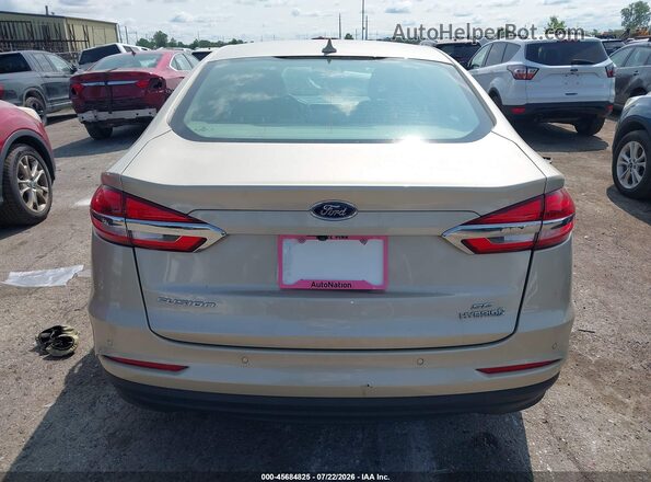 3FA6P0LU9KR129576 2019 FORD FUSION HYBRID Champagne 