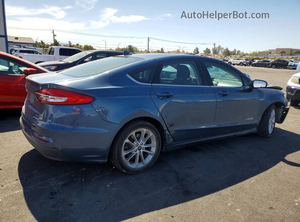 3FA6P0LU9KR181368 2019 FORD FUSION Blue Задня права чверть