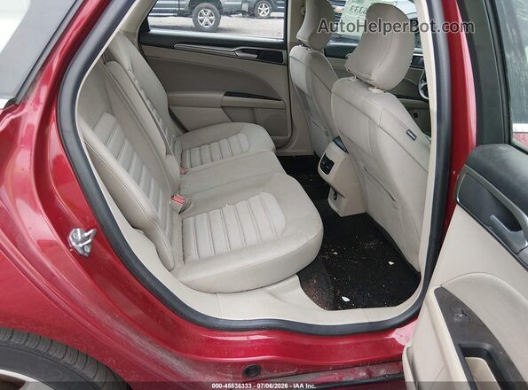 3FA6P0LU9KR199708 2019 FORD FUSION HYBRID Red VIN კოდის სტიკერის ხედი