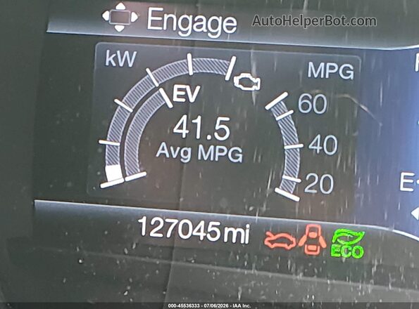 3FA6P0LU9KR199708 2019 FORD FUSION HYBRID Red 