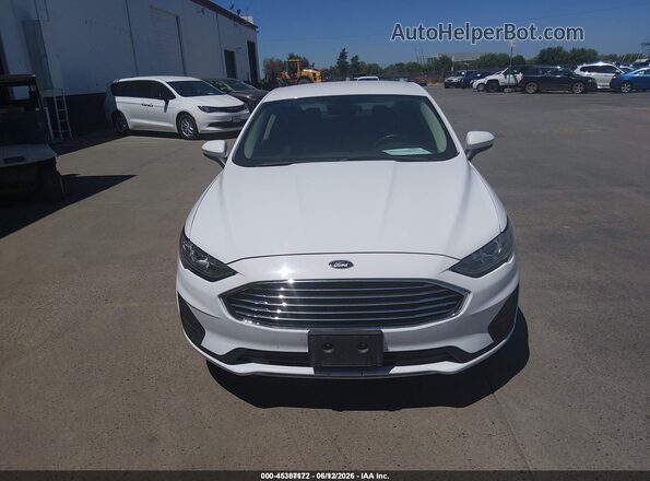 3FA6P0LU9KR274049 2019 FORD FUSION HYBRID White Դիմացի տեսք