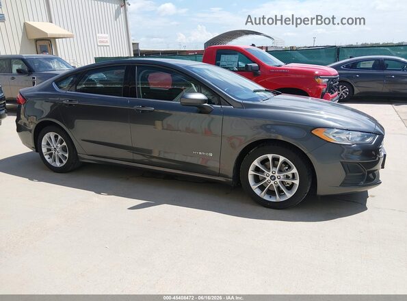 3FA6P0LU9KR274424 2019 FORD FUSION HYBRID Gray Սալոնի 360 աստիճան տեսք