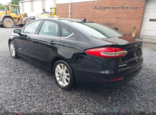 3FA6P0LU9KR274438 2019 FORD FUSION HYBRID Black Հետևի ձախ