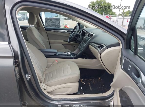 3FA6P0LU9LR173448 2020 FORD FUSION Gray Вид салону спереду