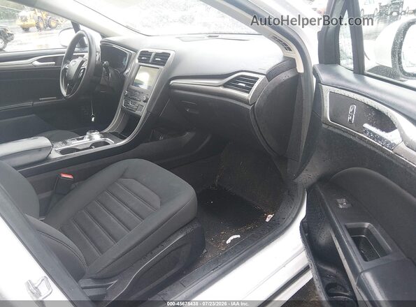 3FA6P0LU9LR196762 2020 FORD FUSION White Widok wnętrza z przodu