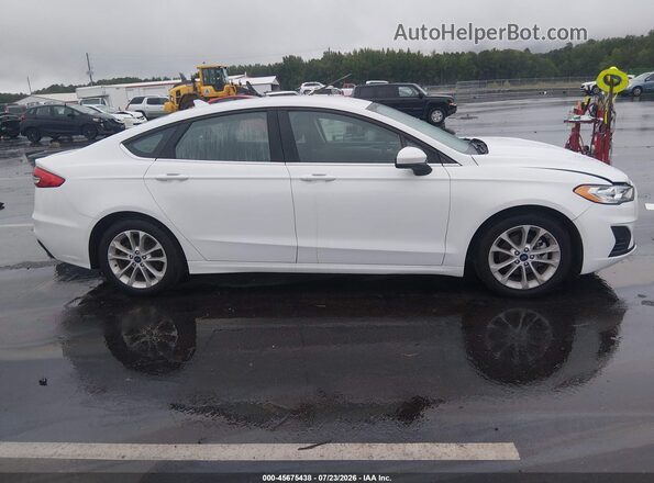 3FA6P0LU9LR196762 2020 FORD FUSION White Widok wnętrza z tyłu