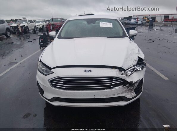 3FA6P0LU9LR196762 2020 FORD FUSION White Widok zestawu wskaźników