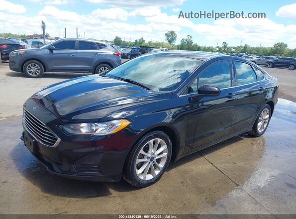 3FA6P0LU9LR201457 2020 FORD FUSION Black Front left