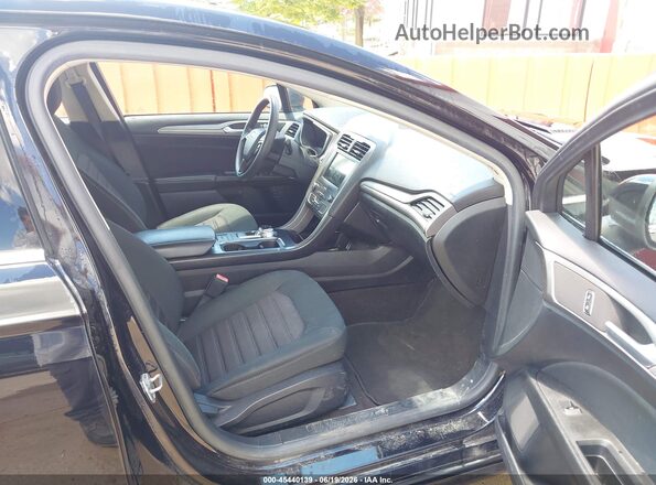 3FA6P0LU9LR201457 2020 FORD FUSION Black Front interior view