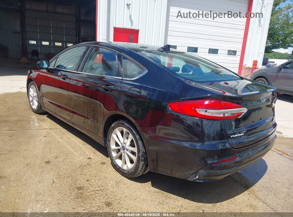 3FA6P0LU9LR201457 2020 FORD FUSION Black Rear left
