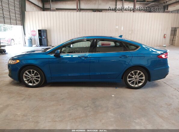 3FA6P0LU9LR226407 2020 FORD FUSION Синий Панорамный вид салона 360°