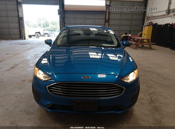 3FA6P0LU9LR226407 2020 FORD FUSION Синий Вид щитка приборов