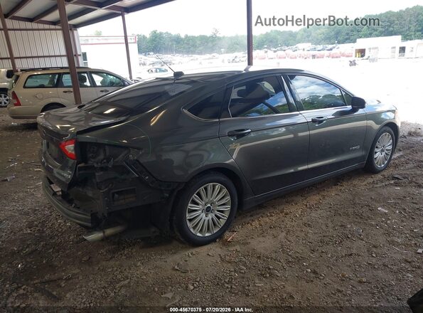 3FA6P0LUXGR281972 2016 FORD FUSION HYBRID Gray Tył prawy
