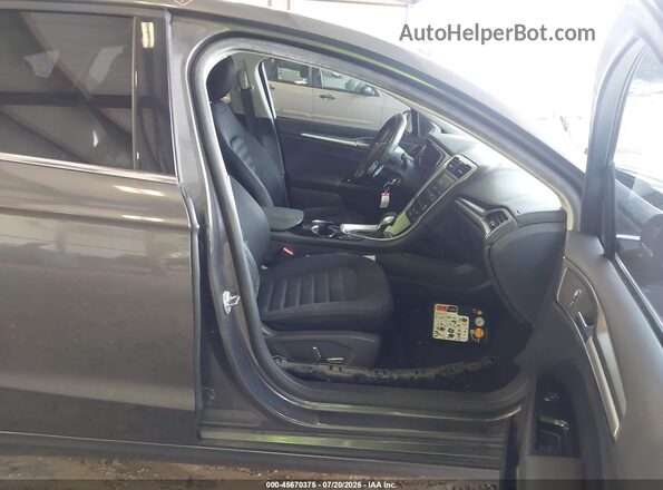 3FA6P0LUXGR281972 2016 FORD FUSION HYBRID Gray Widok wnętrza z przodu