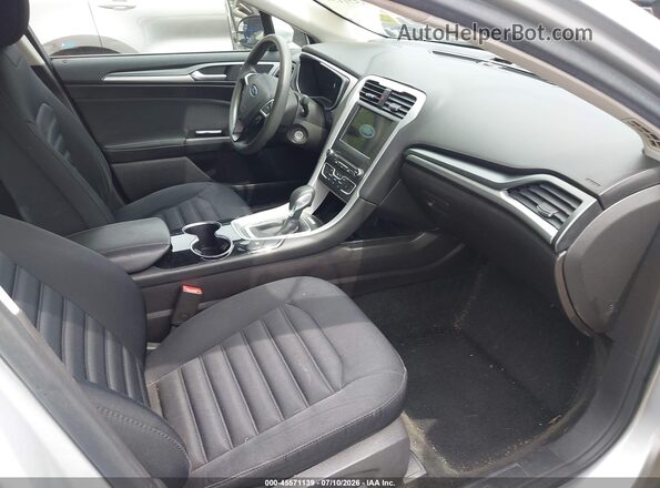 3FA6P0LUXGR348909 2016 FORD FUSION HYBRID Silver წინა სალონის ხედი