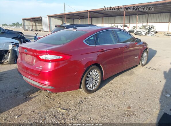 3FA6P0LUXGR404220 2016 FORD FUSION HYBRID Red Задня права чверть