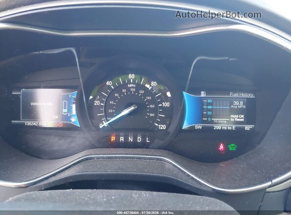 3FA6P0LUXGR404220 2016 FORD FUSION HYBRID Red Вид задніх сидінь