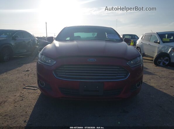 3FA6P0LUXGR404220 2016 FORD FUSION HYBRID Red Вид щитка приладів