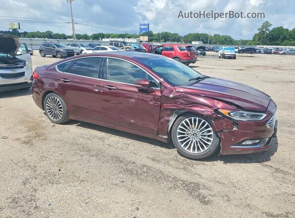 3FA6P0LUXHR167407 2017 FORD FUSION Maroon Առջևի աջ