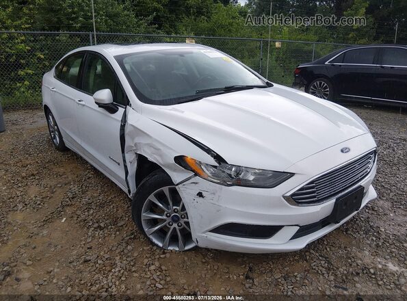 3FA6P0LUXHR295775 2017 FORD FUSION HYBRID White Вид спереду