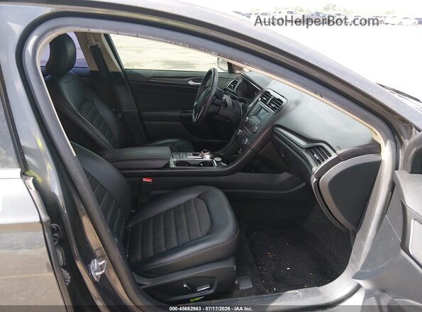 3FA6P0LUXJR116737 2018 FORD FUSION HYBRID Gray Widok wnętrza z przodu