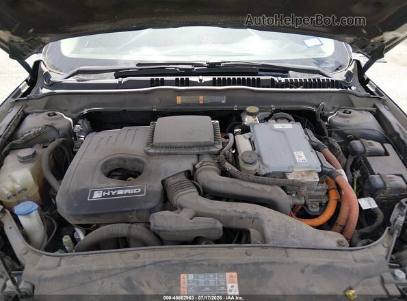 3FA6P0LUXJR116737 2018 FORD FUSION HYBRID Gray Widok z tyłu