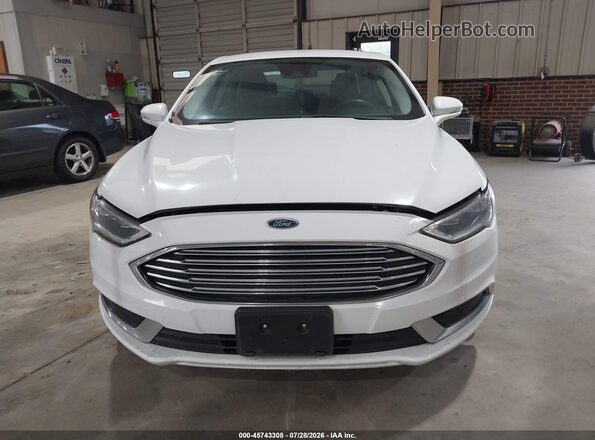 3FA6P0LUXJR171575 2018 FORD FUSION HYBRID White Սարքավորումների վահանակի տեսք