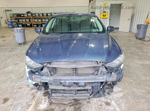 3FA6P0LUXJR185346 2018 FORD FUSION Синий Вид спереди