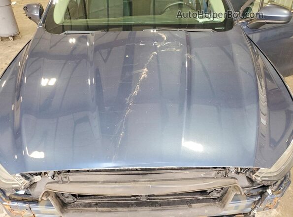 3FA6P0LUXJR185346 2018 FORD FUSION Синий Вид задней части салона