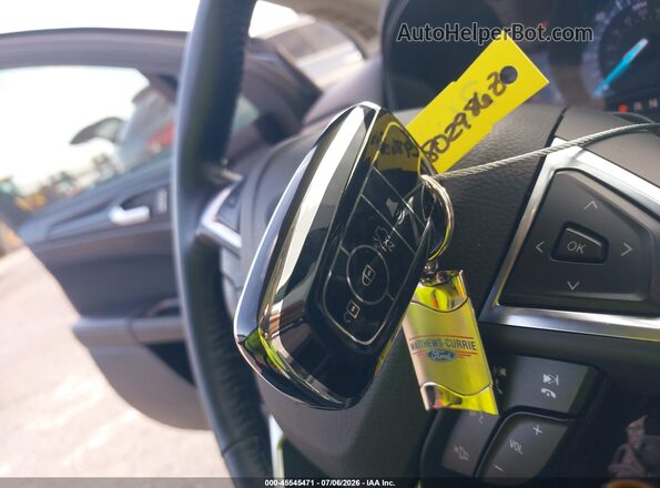 3FA6P0LUXJR213145 2018 FORD FUSION HYBRID Blue Вид панелі приладів