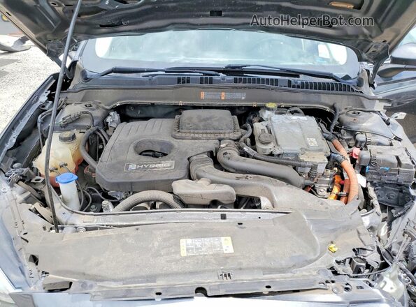 3FA6P0LUXKR125522 2019 FORD FUSION Gray Вид задньої частини салону