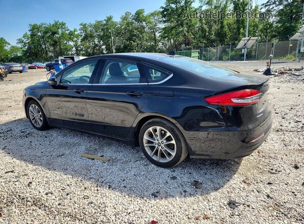 3FA6P0LUXKR189785 2019 FORD FUSION Black Задня ліва чверть