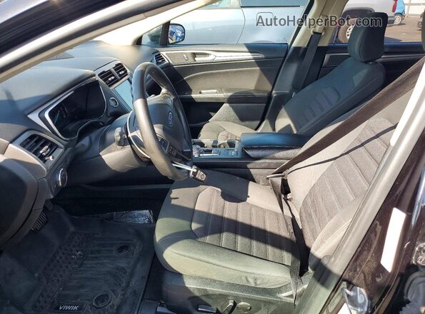 3FA6P0LUXLR199282 2020 FORD FUSION Black Front interior view