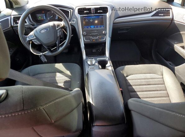 3FA6P0LUXLR199282 2020 FORD FUSION Black Dashboard view