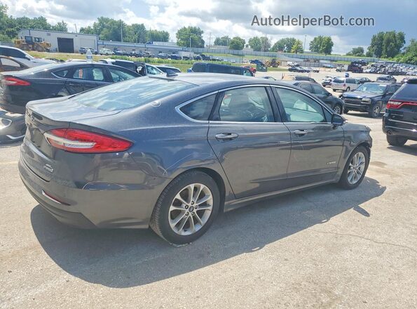 3FA6P0MU0KR131702 2019 FORD FUSION Charcoal Rear right